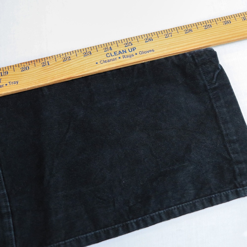 Gap Carpenter Pant Men 28x30 Black Corduroy Double Knee Utility Workwear Pants - Picture 11 of 12